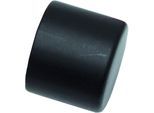 Gardinenstangen-Endstück GARDINIA "Memphis", schwarz, L:1,8cm, Gardinenstangenendstücke, Gardinenstangen-Endstück, Serie Einzelprogramm Memphis Ø 16 mm