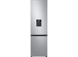 SAMSUNG Kühl-/Gefrierkombination "RB38C634DSA/EF", Energieeffizienz: D, edelstahl look, B:59,5cm H:203cm T:65,8cm, Kühlschränke, No Frost+, Wasserspender, WiFi, Space Max - extra viel Stauraum, Kühl-/Gefrierkombination