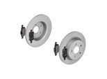 ATE Bremsensatz, Scheibenbremse 142023156 Hinterachse voll 280mm 11mm für Ford Opel Volvo SAAB GM MAZDA