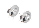 ATE Bremsensatz, Scheibenbremse 142021853 Hinterachse voll 282mm 12mm für VAG SEAT Skoda