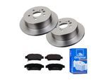 ATE Bremsensatz, Scheibenbremse Bremsensatz-Hinterachse ijf141dqi1 Hinterachse voll 291mm 12mm für TOYOTA