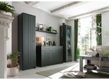 Wohnwand HOME AFFAIRE "Ascot", grün, B:270cm H:198cm T:43cm, Holzwerkstoff, MDF, Kastenmöbel-Sets, Wohnwand