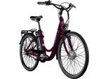E-Bike AGON "Axis" Gr. 48, lila (lila violet), Elektrofahrräder, 46cm, 26 Zoll (66,04cm), Pedelec, Elektrofahrrad für Damen u. Herren, Topseller