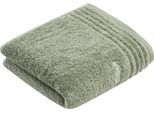 Handtuch VOSSEN "Vienna Style Supersoft", grün (soft grün), B:50cm L:100cm, Webfrottier, Baumwolle, Handtücher, Supersoft Baumwolle