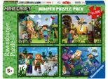 Puzzle RAVENSBURGER "Minecraft, Biome erforschen", bunt, Puzzles, KinderB:36cm H:26cm, Pappe, Motiv, Made in Europe, B:36cm H:26cm