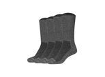 Kurzsocken CAMANO "Socken Organic Diabetic Socks 4P 4er Pack", Herren, Gr. 35-38, grau (dunkelgrau), Obermaterial: 74% Baumwolle CO. 24% Polyamid PA. 2% Elasthan EL., Socken