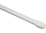Scheibenstange GARDINIA "Vitragestange" Gr. 5, weiß, Ø:11mm, Metall, Gardinenstangen, Scheibenstange, Serie Vitragestange flachoval Ø 11 mm, 2er-Set, Topseller