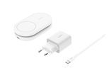 BELKIN Wireless Charger "BOOST CHARGE Qi2 Ladegerät 15W", weiß, B:10cm H:6,5cm T:10cm, Ladegeräte, iPhone 17/Air/16/15/14/13/12, Pixelsnap, Wireless Charger