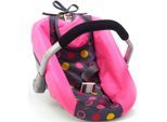 Puppen Autositz CHIC2000 "für Puppen bis Größe 50 cm", pink (funny pink), Puppenausstattungen, KinderB:31cm H:32cm T:45cm, Kunststoff, Polyester, Stahl, Puppen Autositz, B:31cm H:32cm T:45cm