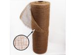 Aquagart 25m x 1m Jutegewebe 105g/m² Jutematte Gartenjute Jute Stoff Sackleinen Juteband