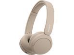 SONY On-Ear-Kopfhörer "WHCH520", beige, B:17,2cm H:22,8cm T:4,4cm, Kopfhörer, 200 Std. Max. Akkulaufzeit (Standby), On-Ear-Kopfhörer