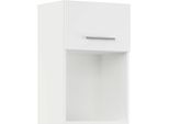 Klapphängeschrank IMPULS KÜCHEN "Valencia", in vier Breiten, Höhe: 72,3 cm", weiß, B:45cm H:72,3cm T:34,2cm, Dekorfolie, Holzwerkstoff, Schränke, Klapphängeschrank, vormontiert, mit Klapptür und offener Nische
