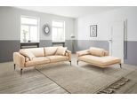 Polstergarnitur EGOITALIANO "Masu, Design trifft sensationellen Sitzkomfort", beige (champagner), H:95cm T:97cm, Leder »BULL« (echtes Rindsleder). Geschliffenes, pigmentiertes und behandeltes Rindsleder mit einer Dicke von 1, 3-1, 5 mm. Dieses Leder zeigt eine ziemlich weiche Hand mit einem halb undurchsichtigen Aussehen. Es handelt sich um ein geschütztes Leder. Eine leichte Deckschicht schützt s