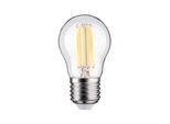 PAULMANN LED-Leuchtmittel "Eco-Line Tropfen 840lm 4W 3000K klar 230V", Energieeffizienz: A, transparent, L:8cm Ø:4,5cm, Leuchtmittel, LED-Leuchtmittel