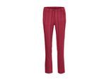 Stoffhose GOLDNER "Sportliche Strukturhose in elastischer Ware", Damen, Gr. 46, N-Gr, rot, Obermaterial: 45% Elastomultiester ELE. 44% Baumwolle CO. 7% Viskose CV. 4% Polyester PES., normal, Hosen Stoffhose, perfekter Sitz mit viel Komfort