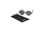 Sonnenbrille URBAN CLASSICS "Urban Classics Unisex Sunglasses Retro Funk UC", Damen, schwarz-weiß (schwarz, weiß), Sonnenbrillen Sonnenbrille