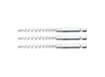 BGS Nylonbürste 8 mm Antrieb Außensechskant 6,3 mm (1/4 Zoll) 3 teilig ; BGS technic (3078-8-N)