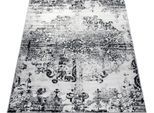 Teppich PACO HOME "Tara 210", grau, B:60cm H:12mm L:100cm, Polypropylen (PP), Teppiche, Teppich, Kurzflor, Vintage Design, Wohnzimmer
