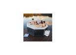 MSpa Whirlpool TUSCANY XXL 2026 - 193cm FRAME Outdoor Indoor Pool F-TU062W inkl. App, UVC