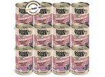 Dogs'n Tiger Glücksbringer Rind & Lamm 12x400 g