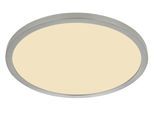 LED-Deckenleuchte Sapana Weiß/Nickelfarben max.24 Watt Deckenlampe