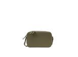 Umhängetasche "VALA", Damen, Gr. B/H/T: 22cm x 14cm x 6,5cm, oliv, Polyester, MARC O'POLO ACCESSORIES, unifarben, Taschen Umhängetasche, Bodybag, Schultertasche mit breitem Logo-Gurtband