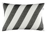 Dekokissen "Junction", schwarz, gestreift, B:58cm H:1cm L:38cm, Baumwolle, Polyester, SCHÖNER WOHNEN-KOLLEKTION, Dekokissen_Sitzkissen_Kissenhüllen, aus reiner Baumwolle