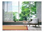 Sisalteppich CARPETFINE "Sisal , auch als Läufer erhältlich", rot, B:75cm H:5mm L:300cm, Sisal, Teppiche, Sisalteppich, mit farbiger Bordüre, Anti Rutsch Rückseite, viele Größen, Wohnzimmer