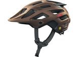 Mountainbikehelm ABUS "MOVENTOR 2.0 MIPS" Gr. S, braun (metallic copper), Helme, S Kopfumfang: 51cm - 55cm