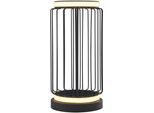 SEARCHLIGHT Stehlampe "Circolo Stehleuchte - Schwarz und Weiß", Energieeffizienz: G (A-G), schwarz, weiß, klar, H: 33cm, 1 Stk., Leuchten, Stehlampe