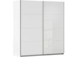 Schwebetürenschrank RAUCH "Kleiderschrank Schrank KinderzimmerSUBITO", weiß (weiß, weißglas), B:181cm H:197cm T:61cm, Holzwerkstoff, Schränke, Schwebetürenschrank, Schlafzimmer Glasfront Breiten 136 & 181 Höhe 197 cm - MADE IN GERMANY