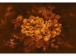 Fototapete ARCHITECTS PAPER "Atelier 47 Flowers Artwork 2", bunt (rot, hellorange), B:4m L:2,7m, Vlies, Tapeten, Fototapete Blumen Vintage Flowers