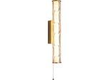 SEARCHLIGHT LED Wandleuchte "Vibrate-LED-Wandlampe - matt", Energieeffizienz: G (A-G), goldfarben, H: 43cm, 1 Stk., Leuchten, LED Wandleuchte