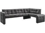 Essbank EXXPO - SOFA FASHION "Barista, bequem und elegant, hohe Bodenfreiheit", schlamm, B:245cm H:83cm T:159cm, Sitzbänke, Essbank, Eckbank Barista bequem und elegant, hochwertige Detailverarbeitung