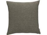 Dekokissen NEUTEX FOR YOU "Inuit" Gr. 2, grau (taupe, unifarben), B:48cm L:48cm, Bezug: 85% Polyacryl, 15% Polyester, Dekokissen_Sitzkissen_Kissenhüllen, Dekokissen, ohne Füllung