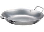 Paellapfanne GSW "Lyoner", silber (silberfarben), Ø:40cm, Pfannen, Paellapfanne, Induktion
