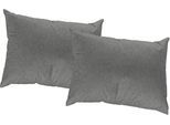 Dekokissen WIRTH "Westport" Gr. 3, grau (dunkelgrau, ranken), B:40cm L:60cm, Obermaterial: 100% Polyester, Dekokissen_Sitzkissen_Kissenhüllen, Dekokissen