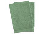 Waschlappen HAMMETEX "2er-Set Waschlappen 15x22 cm, 100% Baumwolle, weich und saugfähig", salbei, B:15cm L:22cm, Baumwolle, Waschlappen, Waschlappen