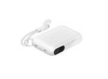 BELKIN Powerbank "BoostCharge Powerbank 10K mit Display", weiß, 3,7 V 10.000mAh, Akkumulatoren, Powerbank