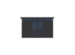Pergoline Gartenhaus 3422 Aluminium & WPC Anthrazit