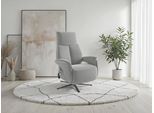 TV-Sessel SIT & MORE "TV Lazy", silber, B:75cm H:113cm T:85cm, 100% Polyester, Sessel, TV-Sessel, mit Herz-Waage-Positon und 3 Motoren