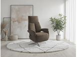 TV-Sessel SIT & MORE "TV Lazy", braun, B:75cm H:110cm T:85cm, 100% Polyester, Sessel, TV-Sessel, zur Auswahl mit Herz-Waage-Position