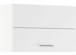 Faltlifthängeschrank IMPULS KÜCHEN "Valencia", In zwei Breiten für eine flexible Nutzung, Höhe: 57,9 cm", weiß, B:90cm H:57,9cm T:34,2cm, Dekorfolie, Holzwerkstoff, Schränke, Faltlifthängeschrank, vormontiert, mit Falt-Lifttür bestehend aus 2 Fronten