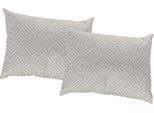 Dekokissen WIRTH "Telfort" Gr. 3, braun (braun, gemustert), B:40cm L:60cm, Obermaterial: 100% Polyester, Dekokissen_Sitzkissen_Kissenhüllen, Dekokissen