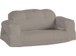 Loungesofa KARUP DESIGN "HIPPO Sofa out™, Loungesofa in Schlafplatz verwandelbar", beige, B:100cm H:75cm T:140cm, Webstoff-Bezug (100% Acryl Dralon), Sofas, Loungesofa, Outdoor geeignet, Schmutz- und Wasserabweisend, Made in Europe
