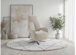 TV-Sessel SIT & MORE "TV Lazy", creme, B:75cm H:113cm T:85cm, 100% Polyester, Sessel, TV-Sessel, mit Herz-Waage-Positon und 3 Motoren