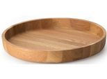 Schale CONTINENTA "Eiche", braun (holzfarben), H:5,4cm Ø:38cm, Holzwerkstoff, Schüsseln, Schale, Eichenholz