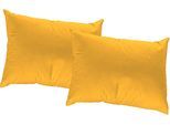 Dekokissen WIRTH "Umea" Gr. 3, gold (goldfarben, unifarben), B:40cm L:60cm, Obermaterial: 100% Polyester, Dekokissen_Sitzkissen_Kissenhüllen, Dekokissen