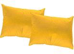 Dekokissen WIRTH "Westport" Gr. 3, gelb (gelb, ranken), B:40cm L:60cm, Obermaterial: 100% Polyester, Dekokissen_Sitzkissen_Kissenhüllen, Dekokissen