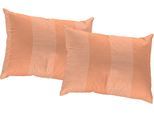 Dekokissen WIRTH "Niederau" Gr. 2, rot (apricot, gemustert), B:50cm L:50cm, Obermaterial: 67% Polyacryl, 33% Polyester, Dekokissen_Sitzkissen_Kissenhüllen, Dekokissen